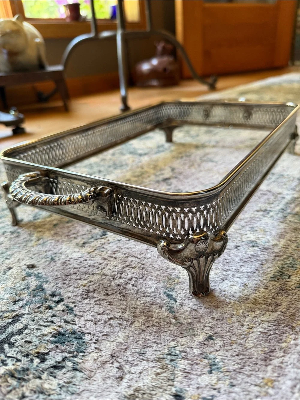 VTG Silver plate Chaffing Dish Server